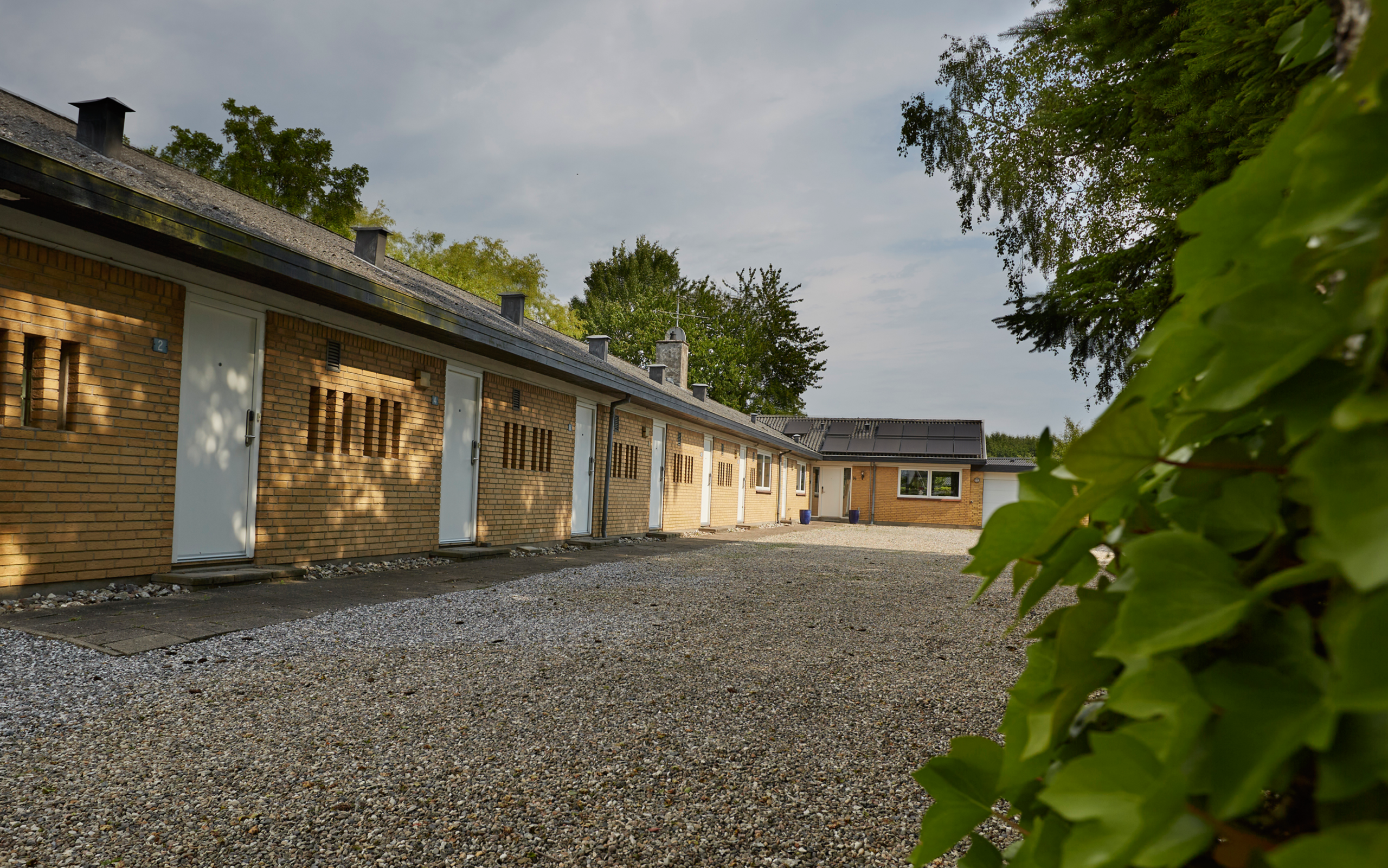 Huset forfra Familiestedet Samala